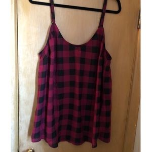 Torrid flannel tank